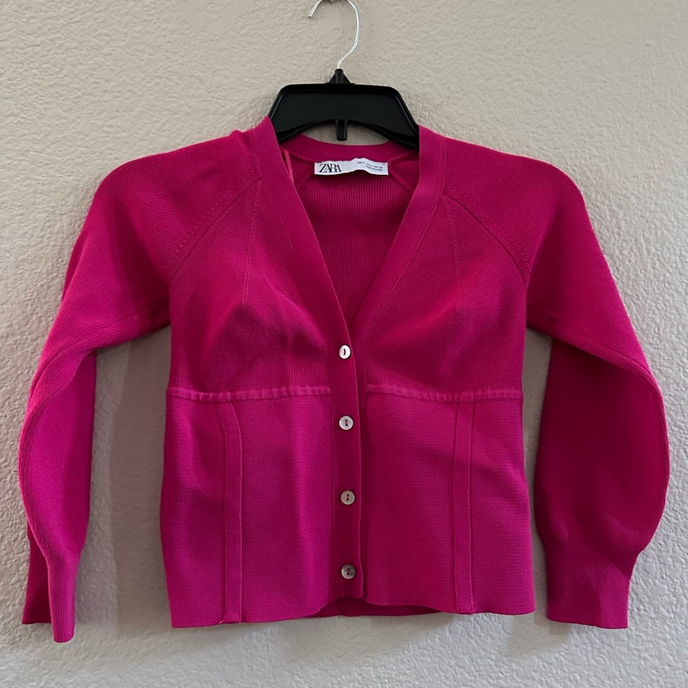 Zara pink blouse